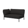 2x LEVEL Sofa Links, Sofa Rechts & Couchtisch Sooty Grau 1