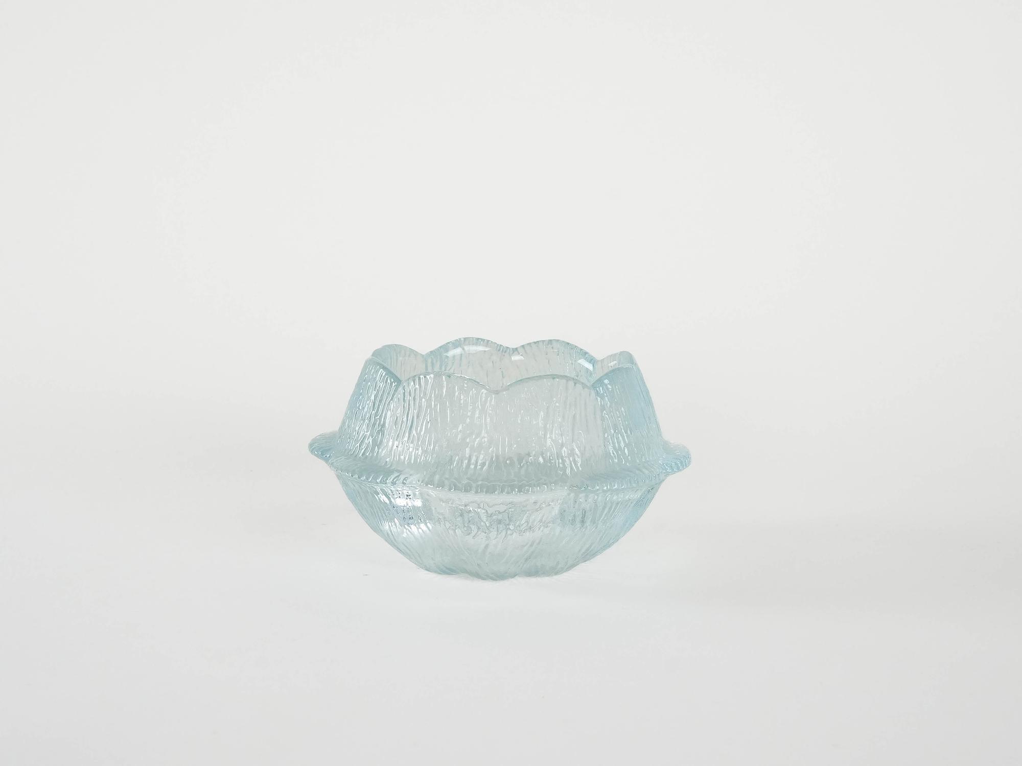 Glass bowl Transparent 1980s 3