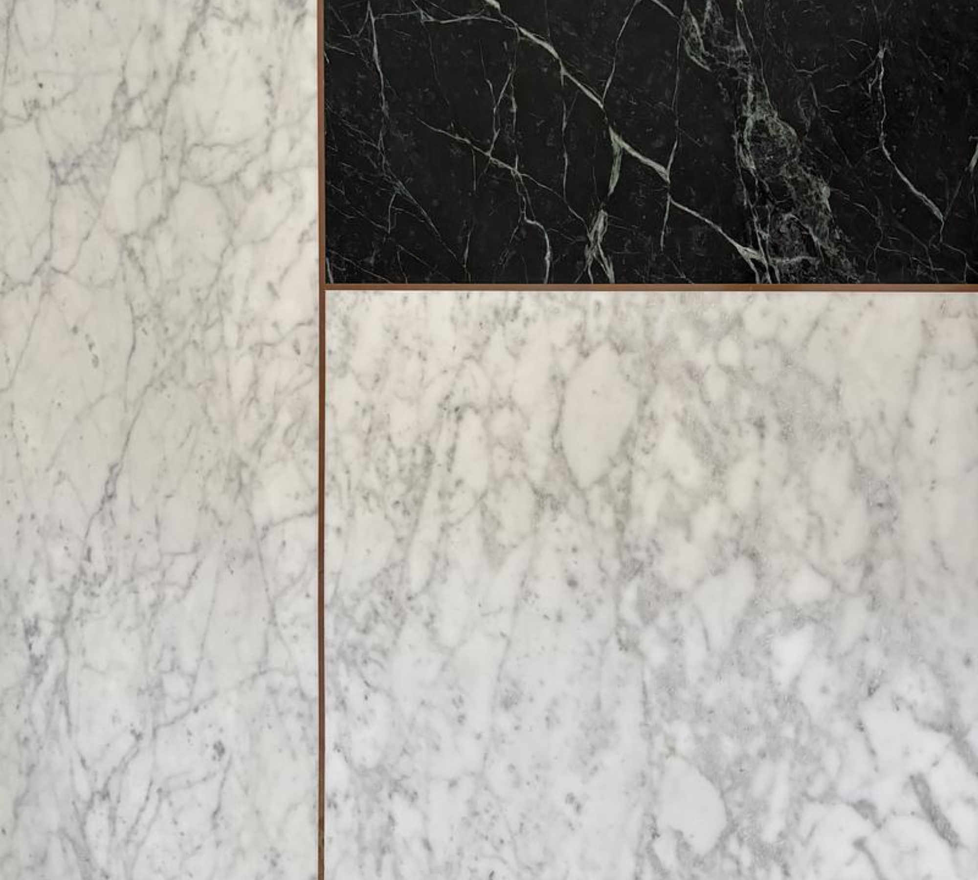 Rechteckiger Tisch Marmor Eichenholz 8