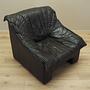 Armchair Leather Black 1960s 9