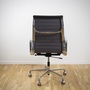 EA 119 Alu Chair Bürostuhl Leder Anthrazit 3