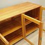 Display cabinet pine wood 1980s 4