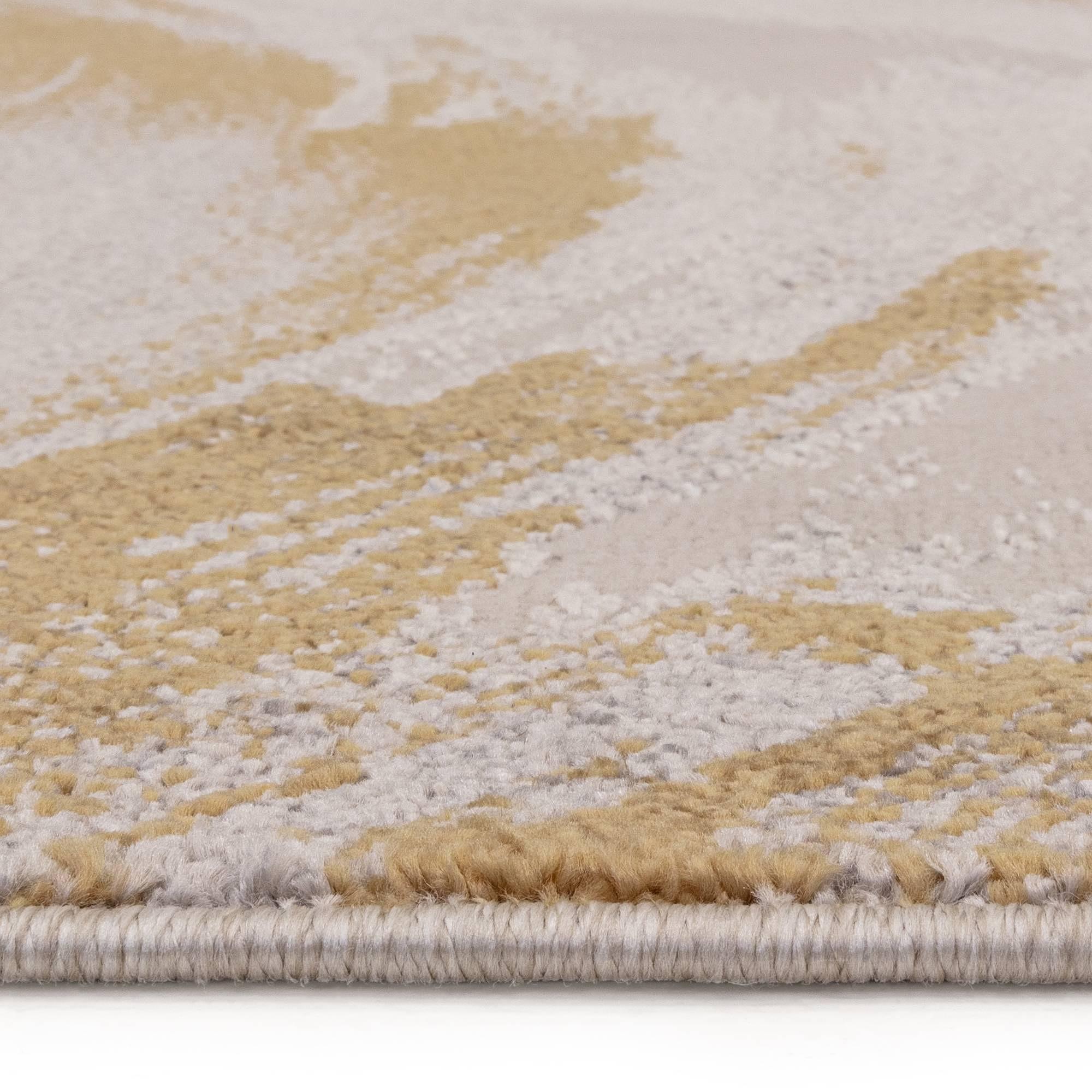 Viva Carpet Yellow Abstract Pattern 160x220cm 7