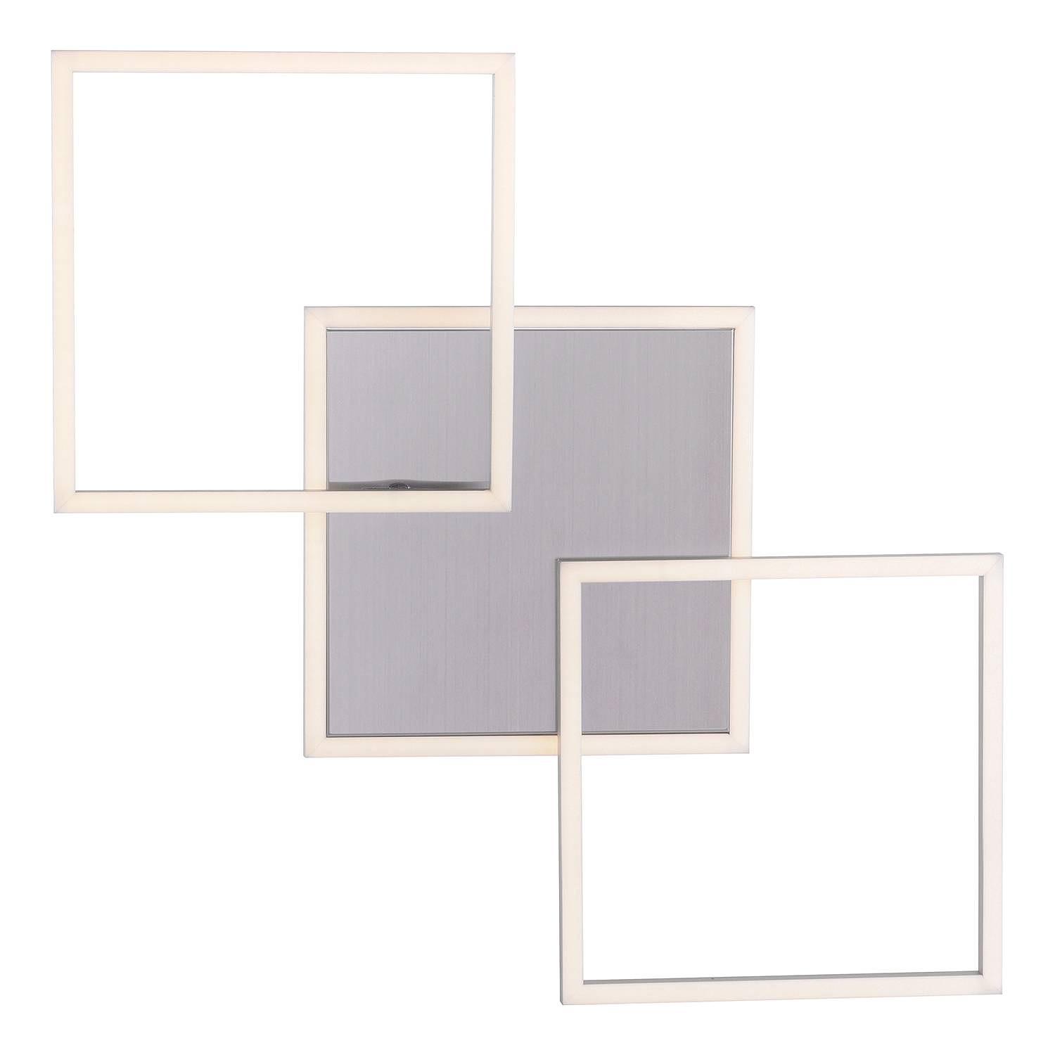 LED-Deckenleuchte Iven II Polycarbonat / Aluminium 3-flammig 1