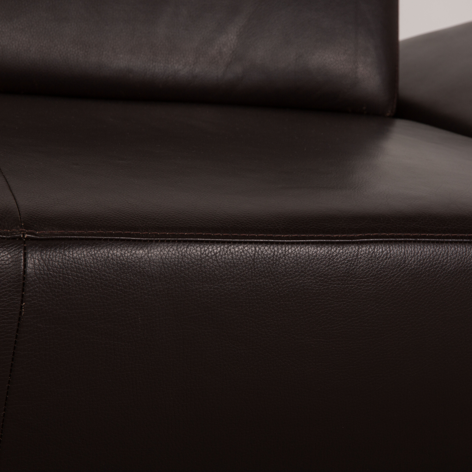 Taboo Sofa 2-Sitzer mit Funktion Leder Braun 3