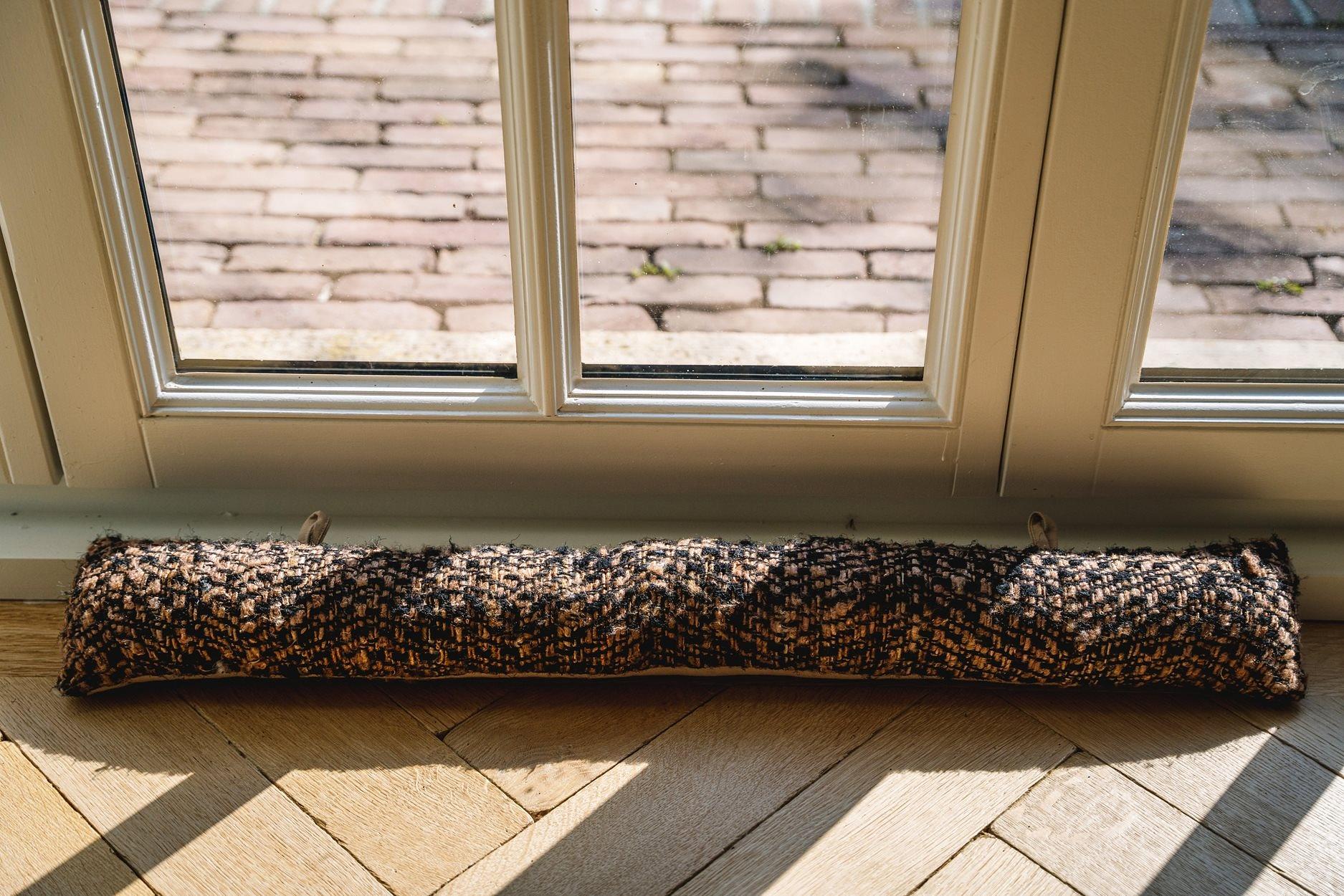 Türstopper Baumwolle Schwarz Braun 4