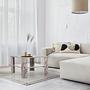 BISMO Coffee table in marble look Grey 3