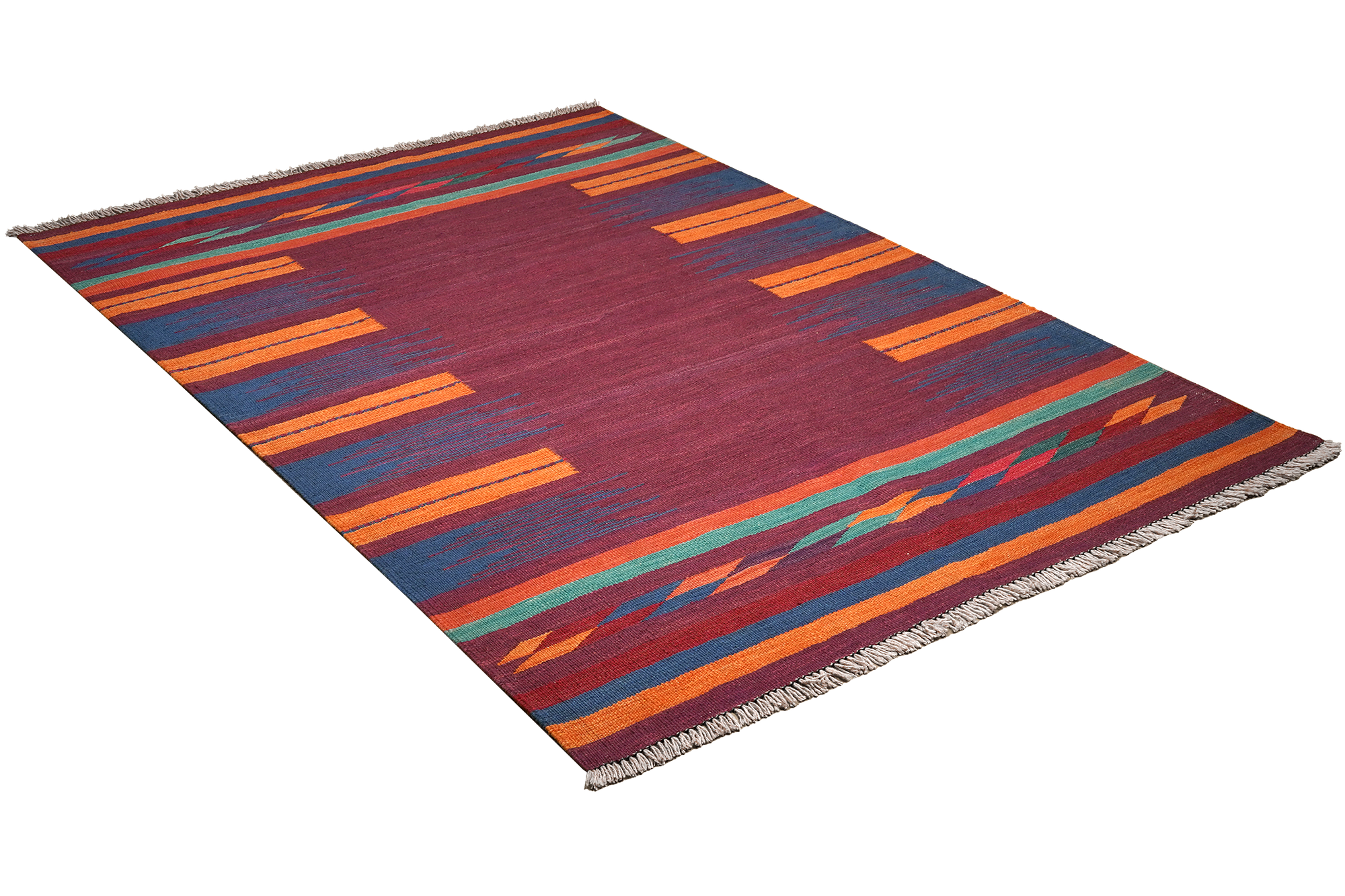 Kilim Gashgai Teppich Mehrfarbig 2