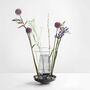 Hidden Vase Glas Metall Schwarz 0