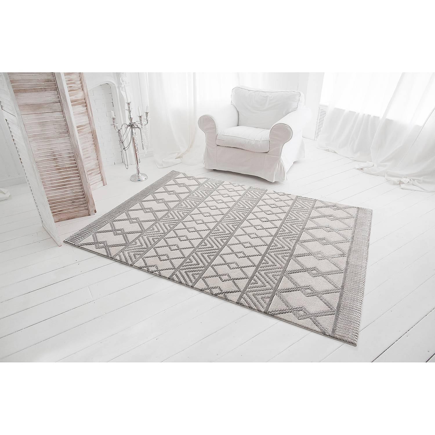 Kurzflorteppich Luxury 6200 II Grau 2