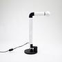 Periscope Table Lamp Metal Rubber White 0
