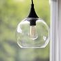 Mini Pendelleuchte Transparent Ø 15cm 0