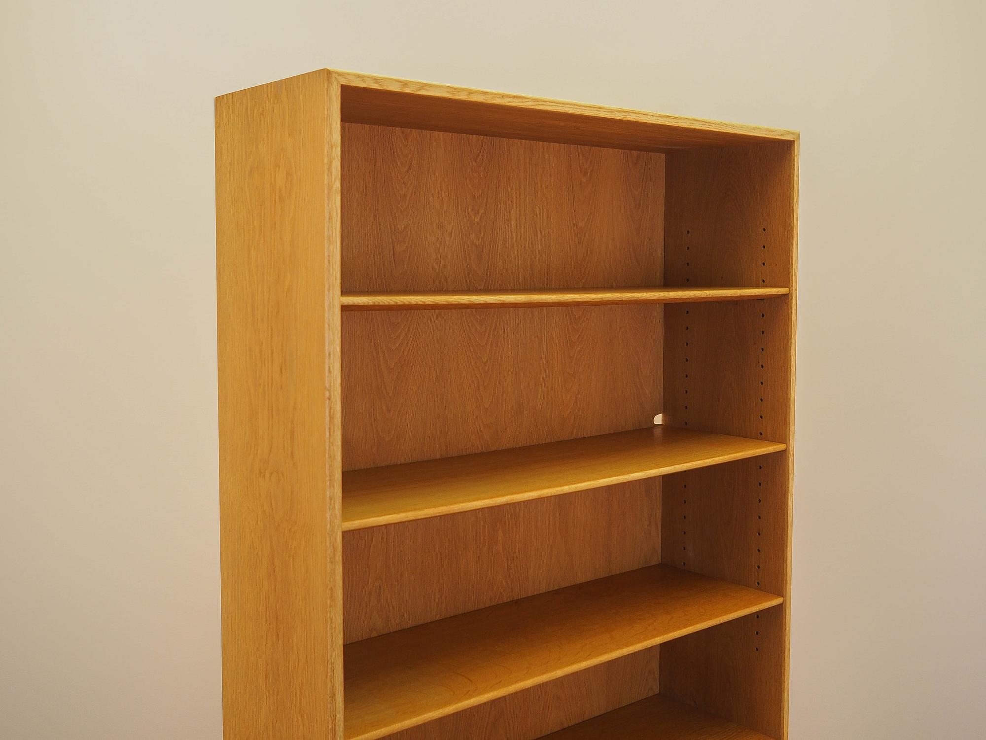Bücherregal Esche Braun 1960er Jahre 5