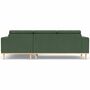 Vilmar Sofa 3-Sitzer Récamiere Rechts Cura Dark Green 3