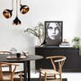 Pendant lamp 3 elements Height adjustable Metal Black 0