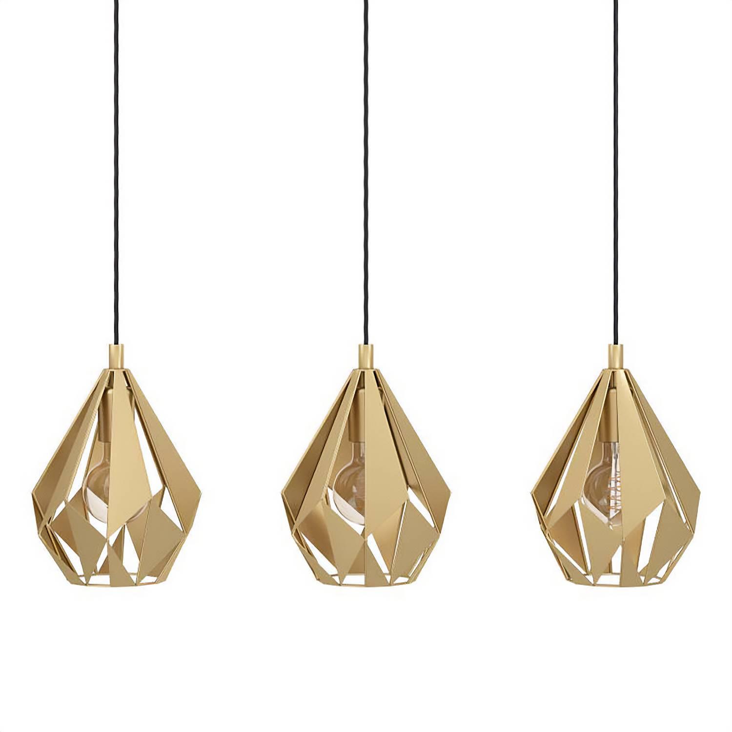 Carlton Type B Pendant Lamp Steel 3-lamp 0