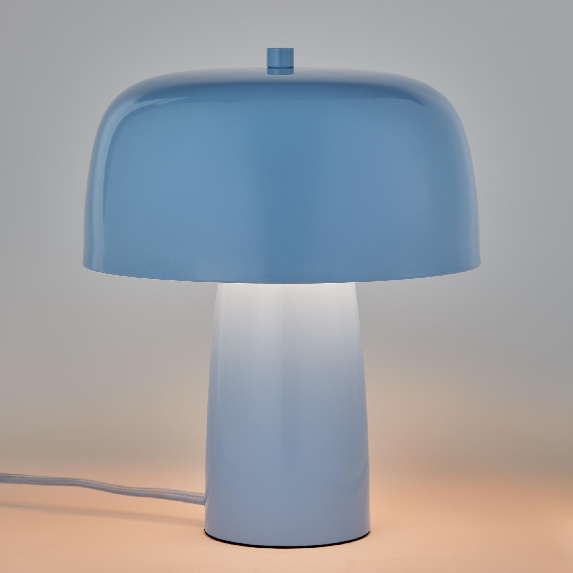 Tischleuchte LOOMY Stahl Hellblau 1