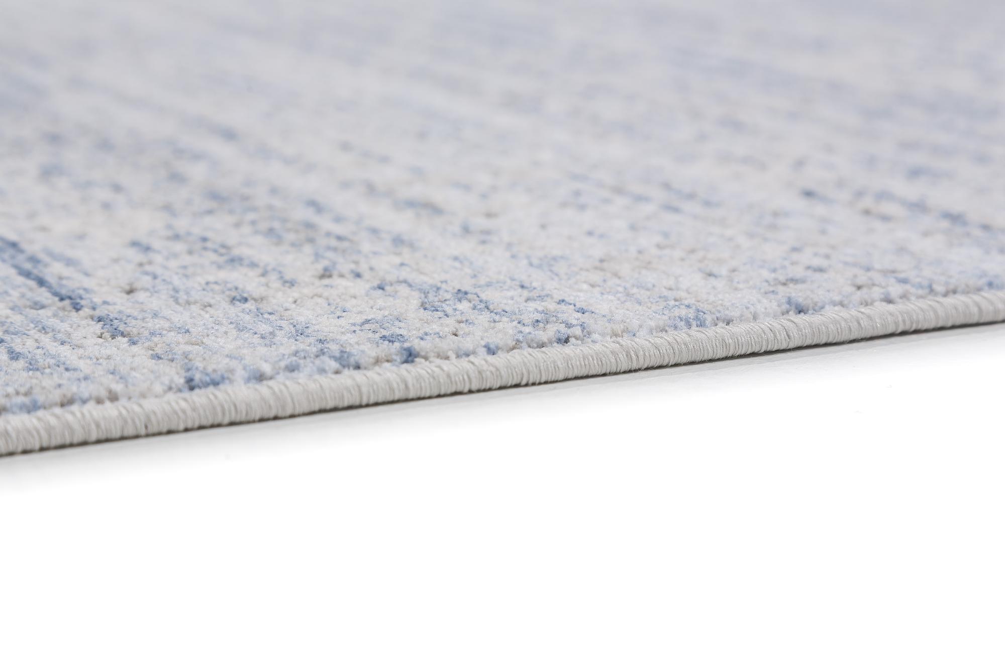 Charme Kurzflorteppich Polyester Hellblau 80x150cm 4