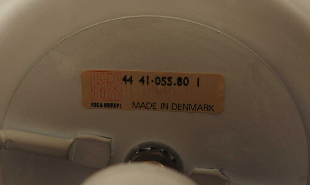 Vintage Pendelleuchte Kunststoff Weiß 1970er Jahre  5