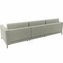 Tyme Sofa Feingewebe Lichtgrau 4