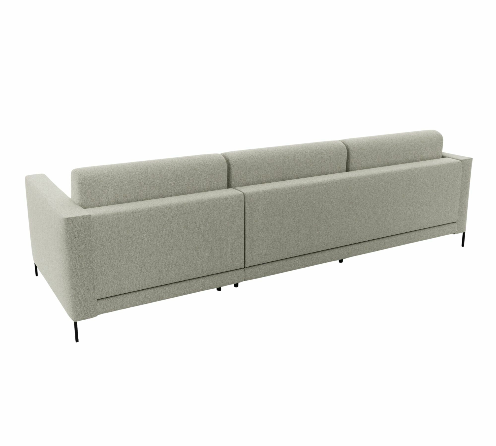 Tyme Sofa Feingewebe Lichtgrau 4