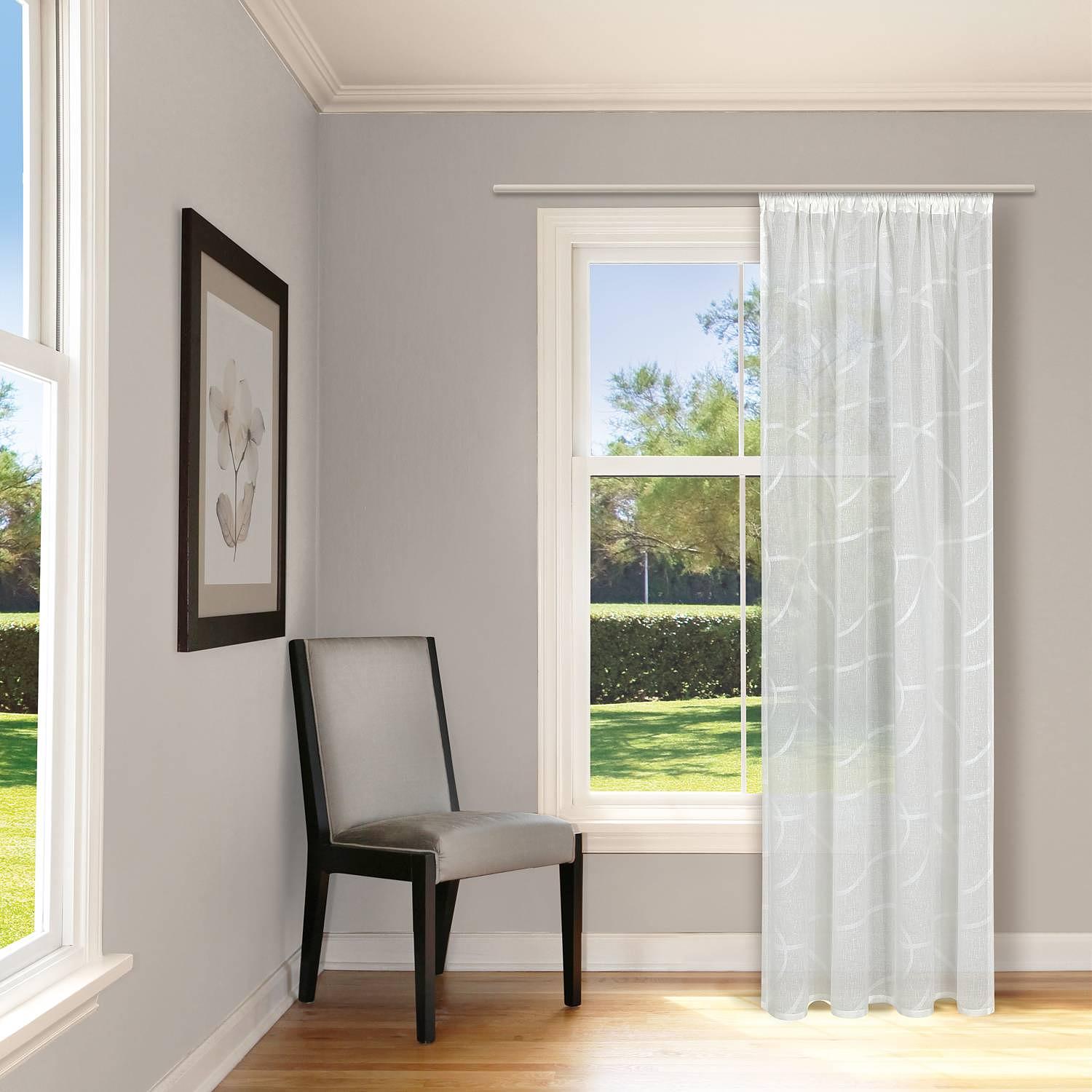 Vorhang Theda Kunstfaser Cremeweiß 2