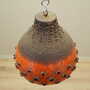 Vintage pendant lamp ceramic multicolor 1960s 2