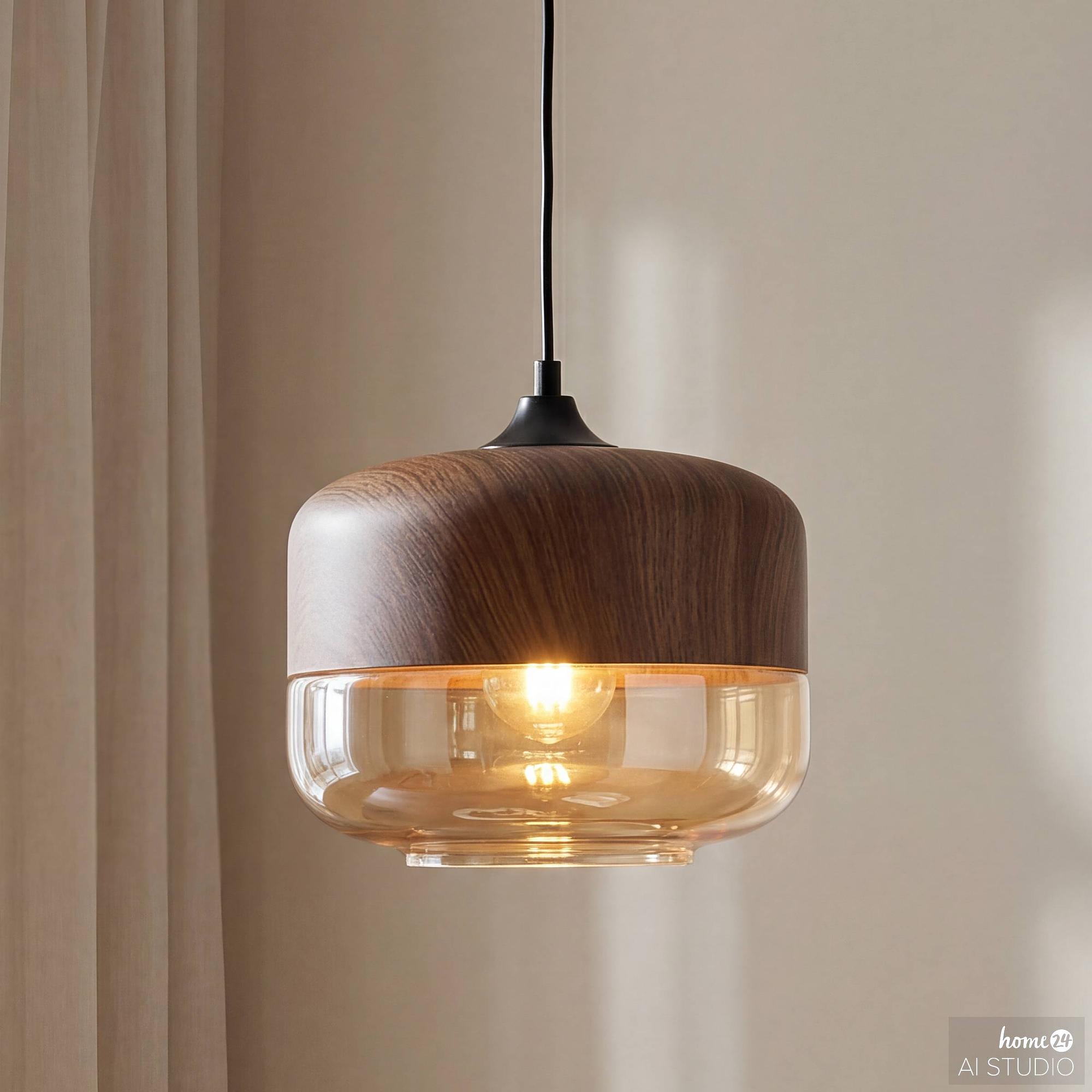 KAVON Pendant Light 1-Light Colored Glass Iron 0