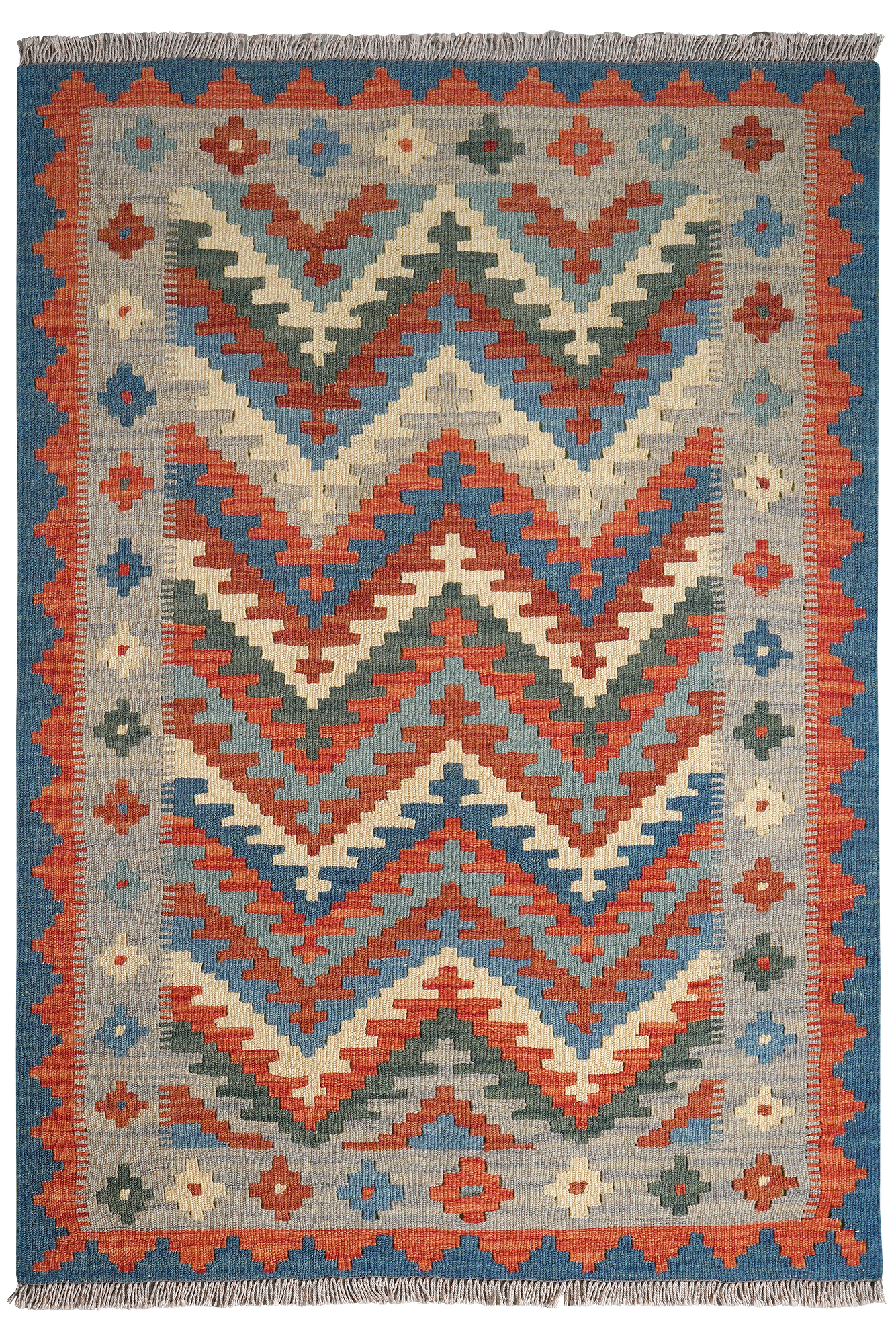 Kelim Gashgai Carpet Wool Multicolored 0