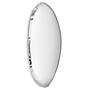 Table mirror O4 stainless steel polished silver 0