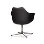 ARTEMIA Swivel Armchair Faux Leather Black 9