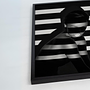 Studio Kunstdruck mit Rahmen Schwarz Weiß 1