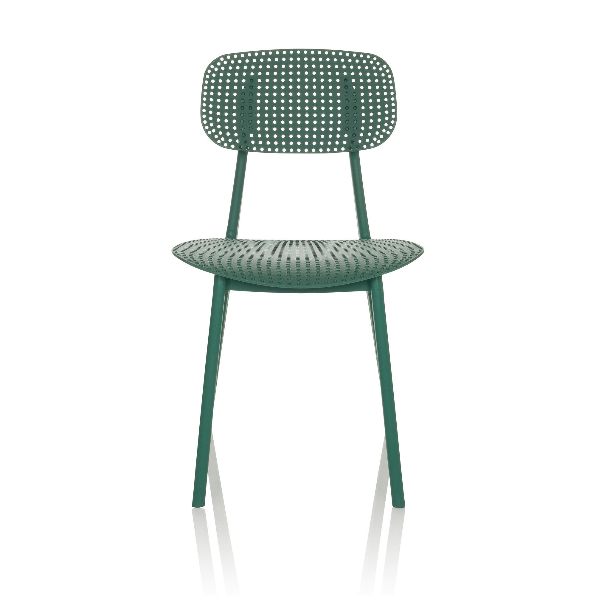 ARTIFO HOL Stackable chair Plastic Green 0
