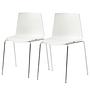 VESTAD Set da 2 sedie da pranzo bianco 1