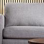 Sofa 3-Sitzer Chaiselongue Links Rechts Woven Grau 4