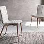 Dining chair wood grey 1