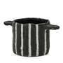 Marie Papier Mache Blumentopf Schwarz 0