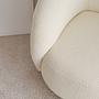 Elephant Armchair Textile White 3