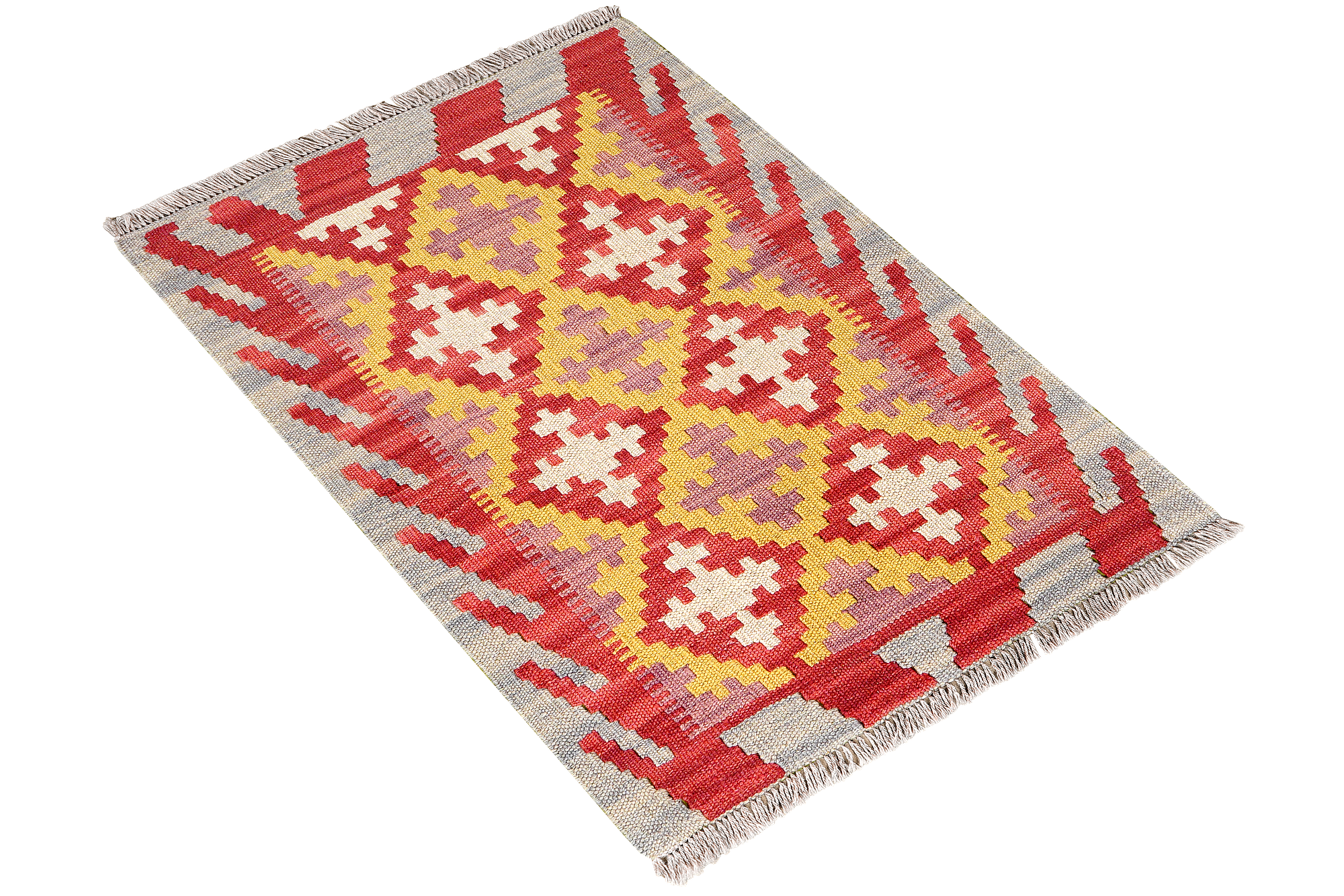 Kilim Gashgai Teppich Mehrfarbig 2