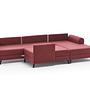 Belen Schlafsofa 4-Sitzer Rot 6