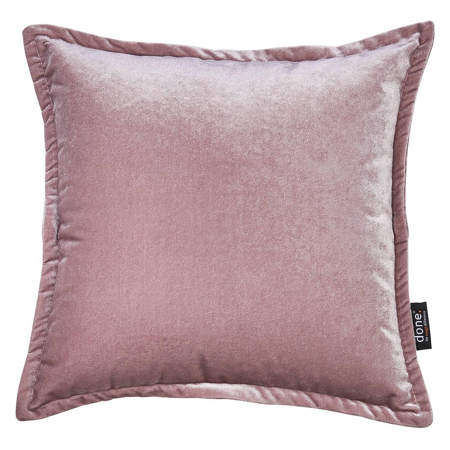 Glam Cushion cover Mixed fabric Mauve 0