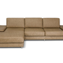 Filippo Ecksofa Leder Olly Beige 1