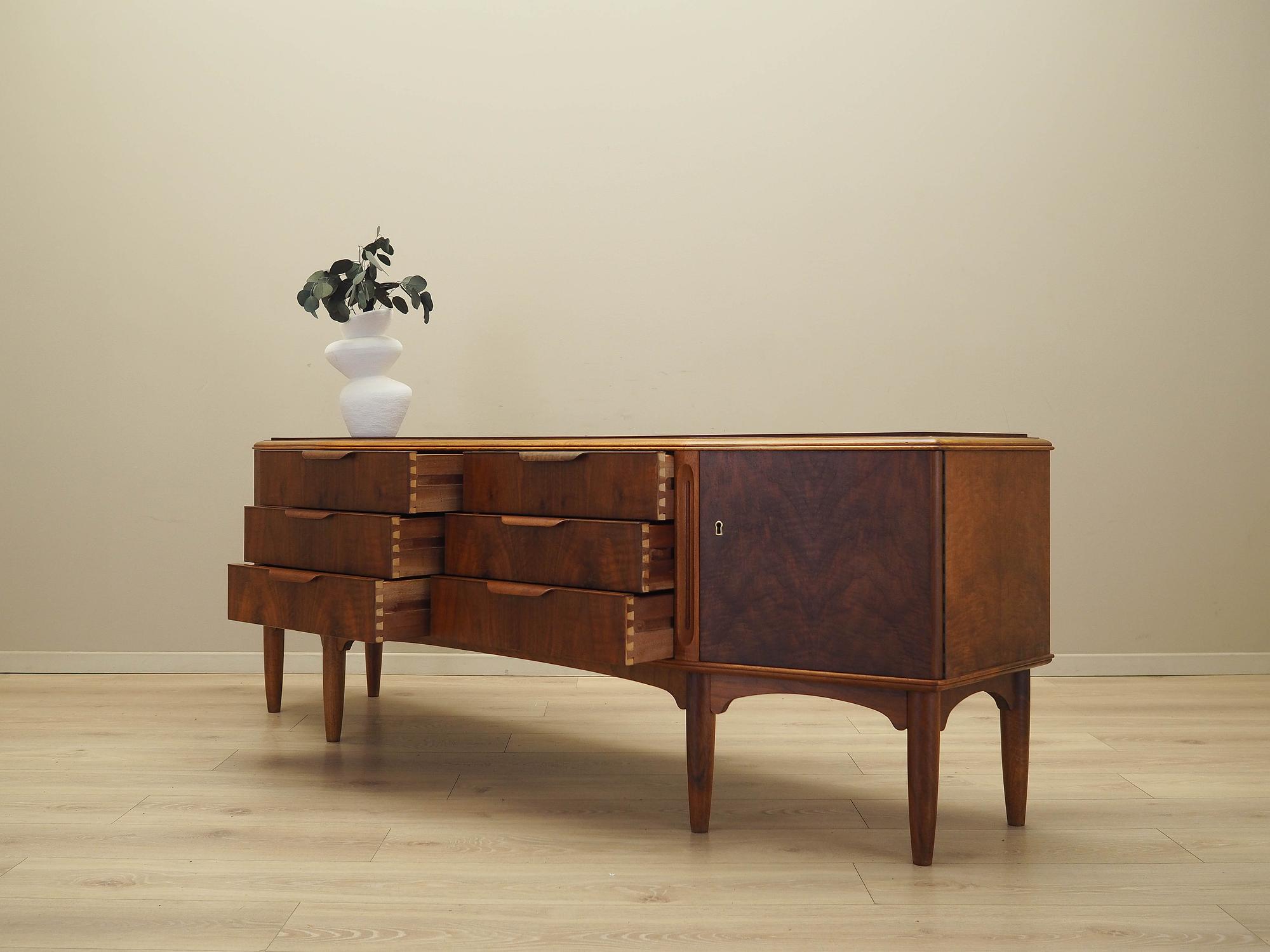 Sideboard walnut brown 1960s 4