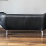 Tango Sofa 3-Sitzer Leder Schwarz 4