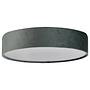 Deckenleuchte Drum Samt Grau Durchmesser: 50 cm 1