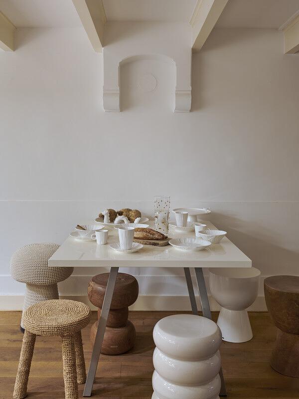 2x Packed Plate Ceramic White 4