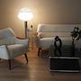 Space Age Stehlampe mit Aschenbecher 1960er Jahre 2