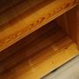 Display cabinet pine wood 1980s 9