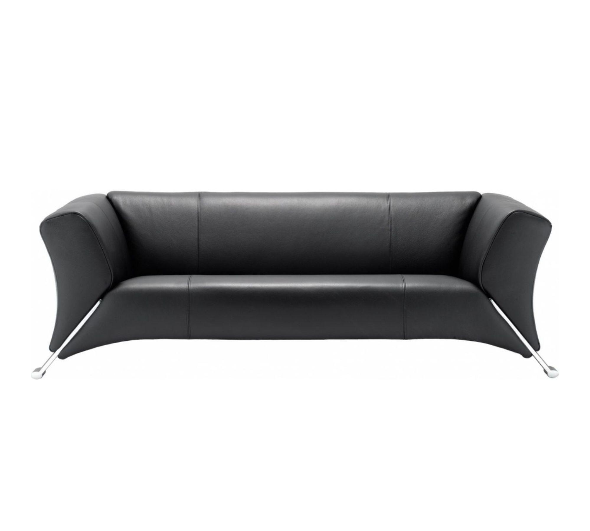 322 Sofa Aluminium Holz Schwarz 0