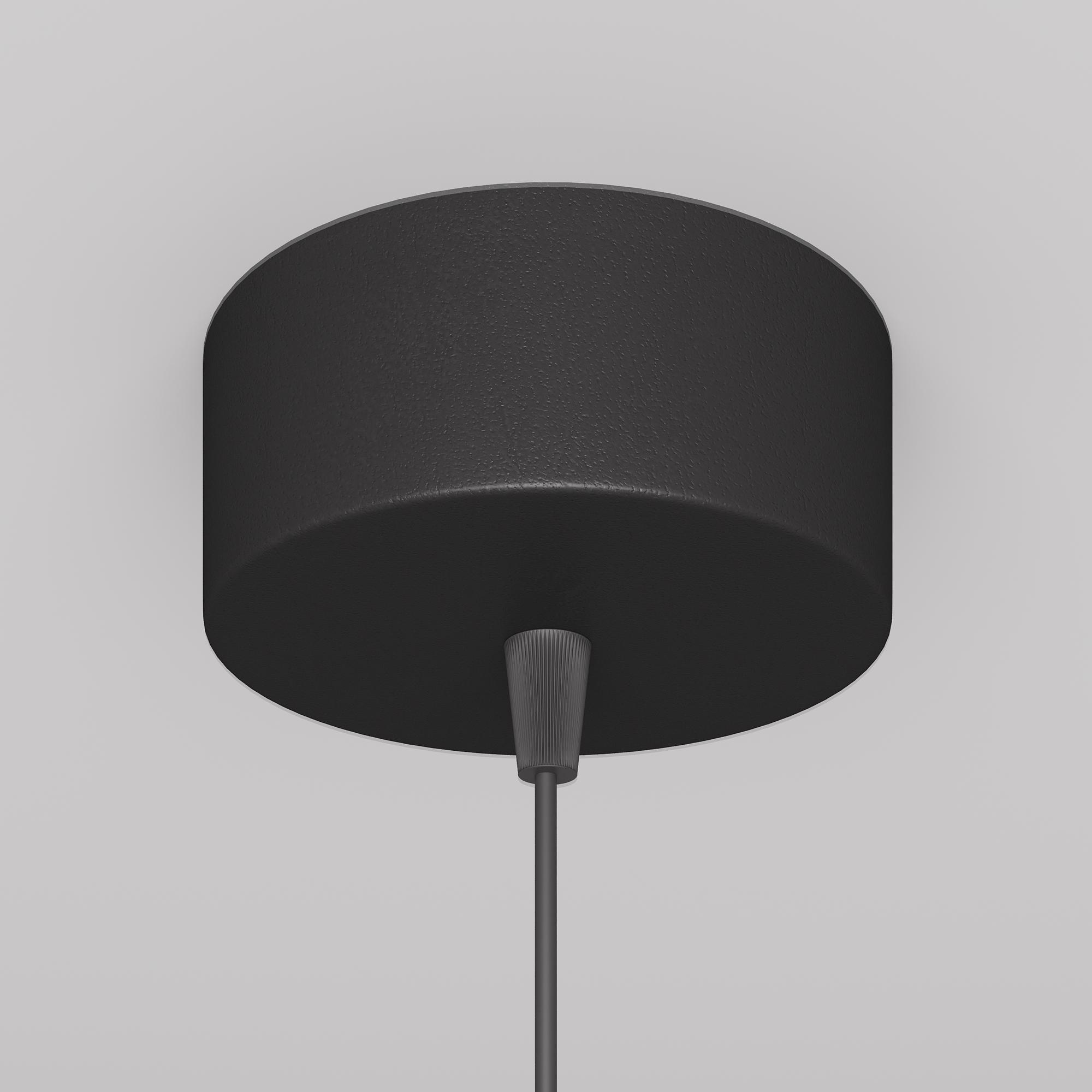 Orlo Lampada a sospensione nera Ø 8cm 2